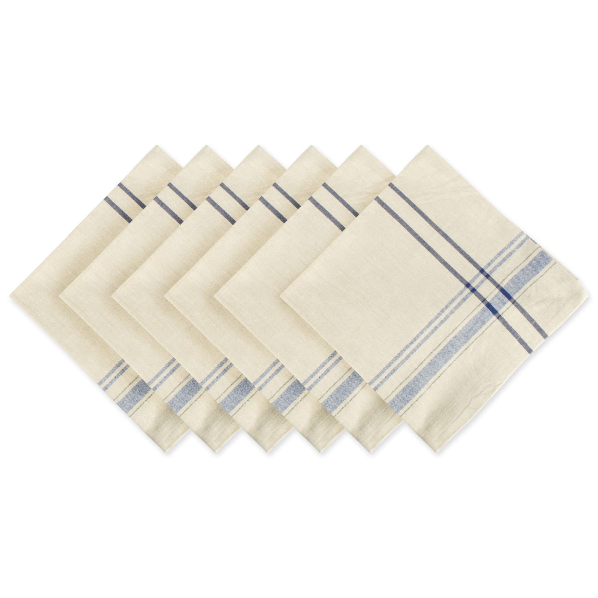 DII® French Stripe Cloth Dinner Napkins